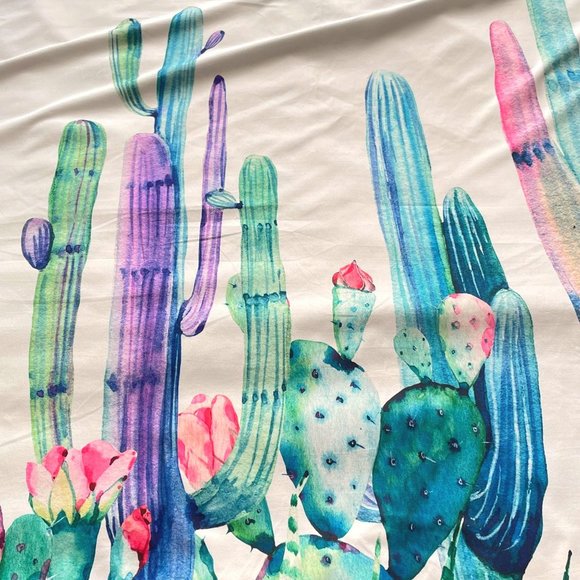 Tapestry Wall Art Floral Botanical Succulents Cactus Decorative Home Decor 60X78 - Picture 13 of 15